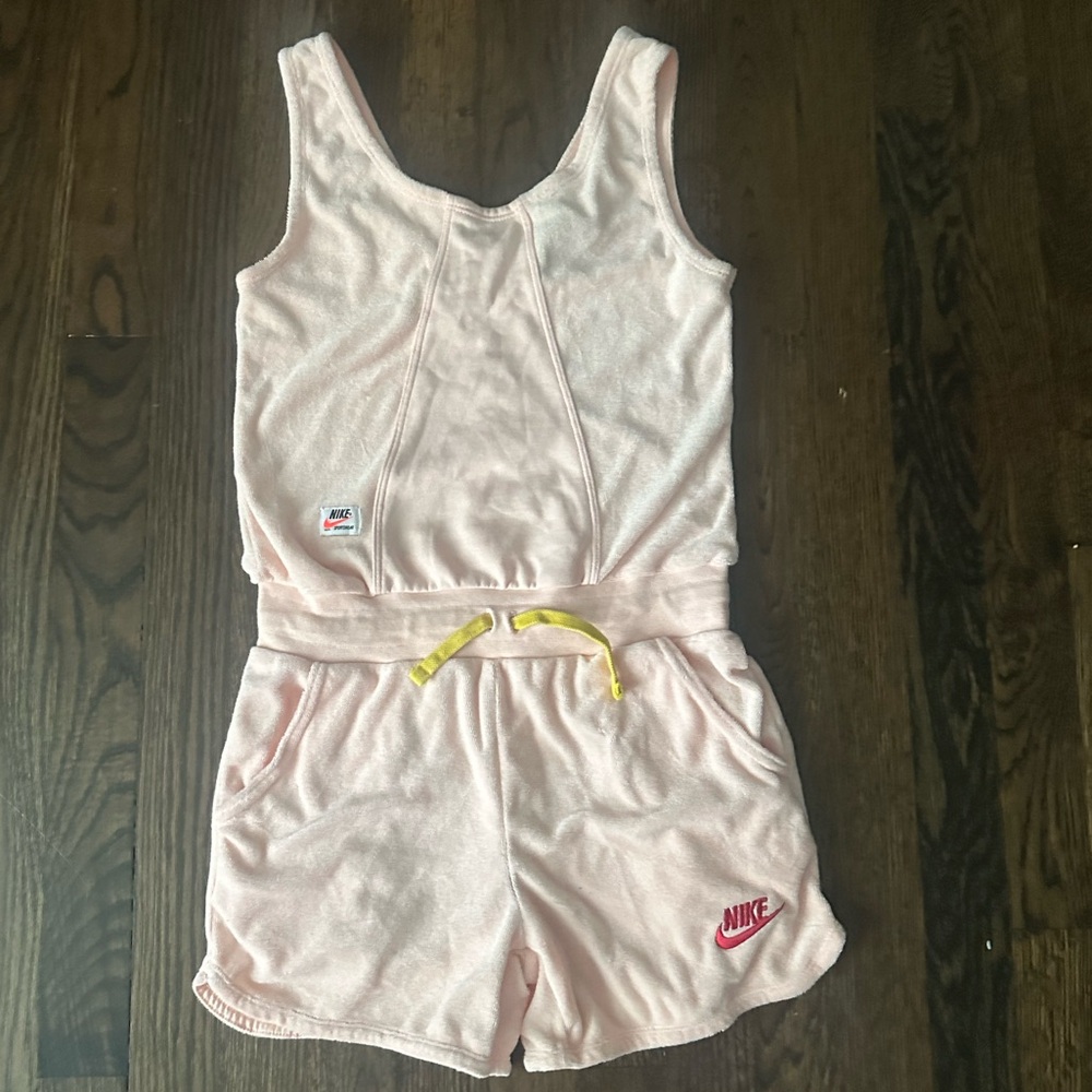EUC Nike Terrycloth Romper - Girls M